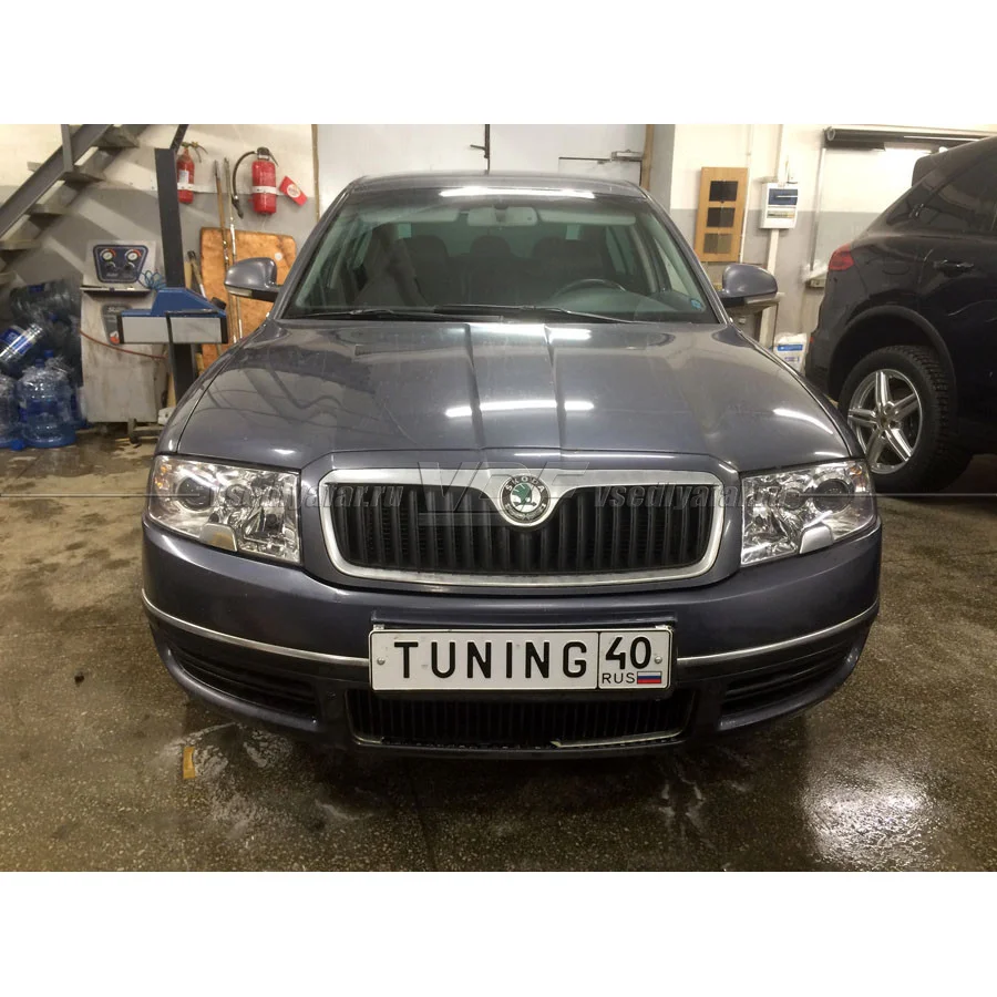 Рамки для замены линз в фарах Skoda Superb 2001-2008