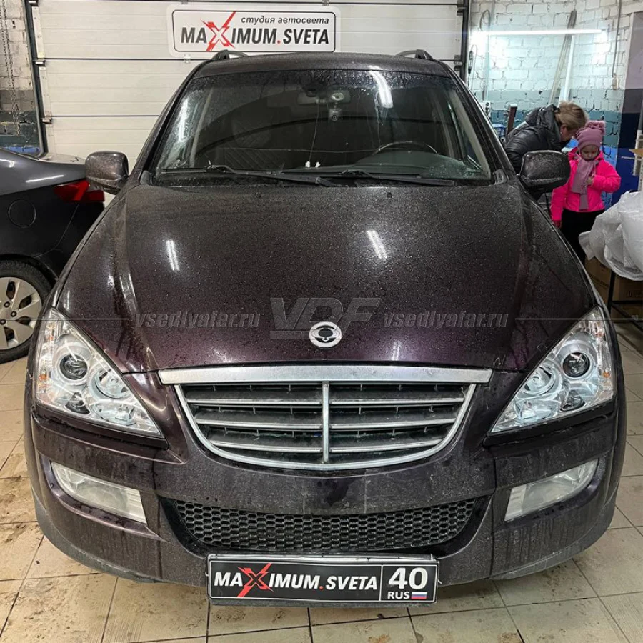 Рамки для замены линз в фарах SsangYong Kyron 2007-2016