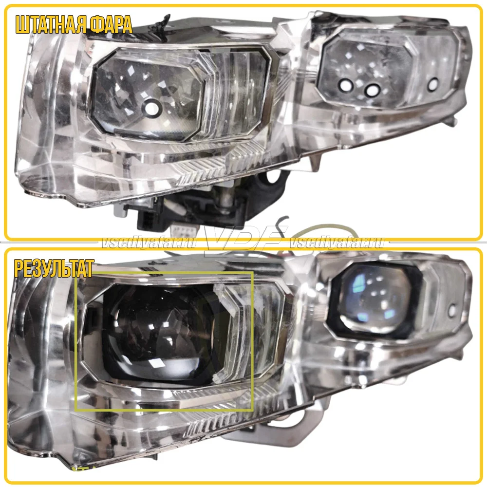 Рамки для замены линз в фарах Toyota Alphard 2017-2023 2-Matrix Kit