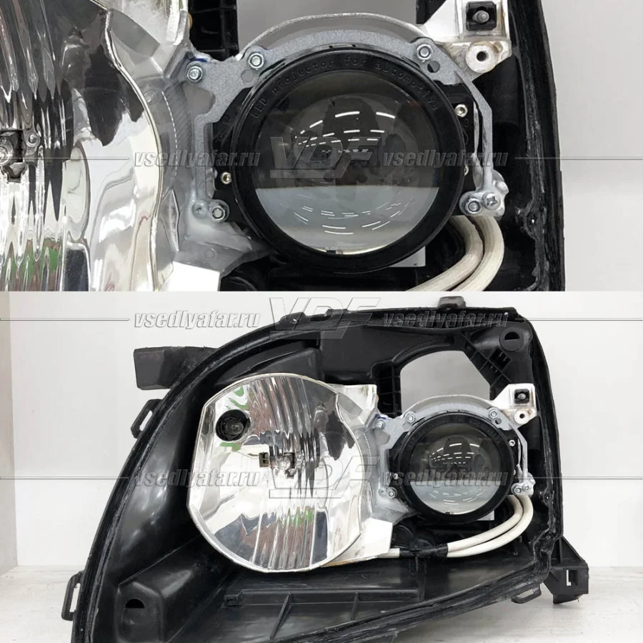 Рамки для замены линз в фарах Toyota Avensis T250 2003-2006