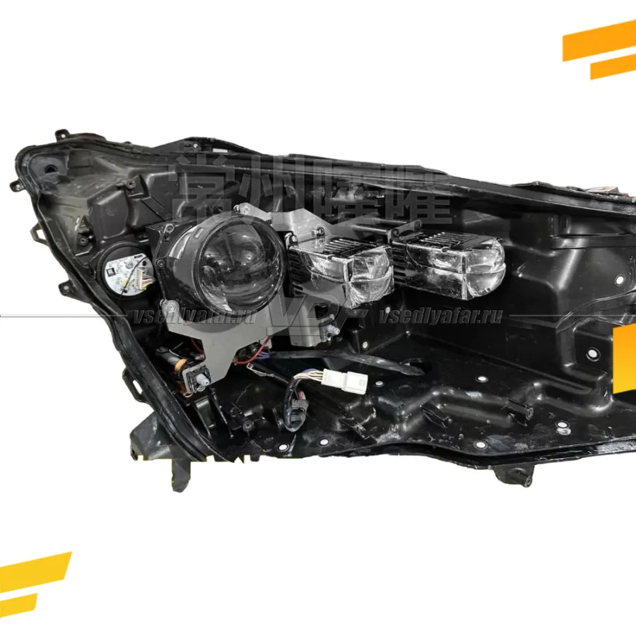 Рамки для замены линз в фарах Toyota Highlander 2019-2022 Hella 3 + Наборные модули