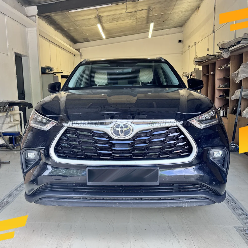 Рамки для установки линз в фары Toyota Highlander 2019-2022 LED Рефлектор