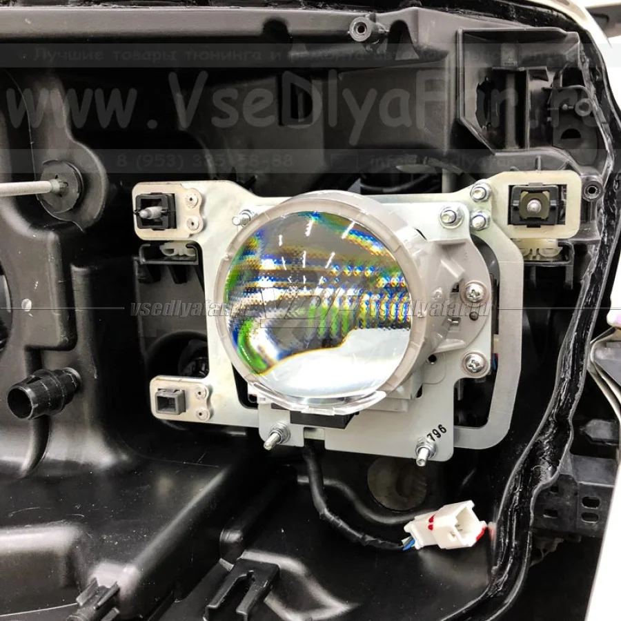 Рамки для замены линз в фарах Toyota Land Cruiser 200 2012-2015 на Koito
