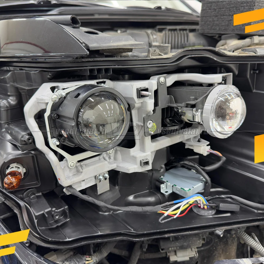 Рамки для замены линз в фарах Toyota Land Cruiser 200 2015-2021 LED БС