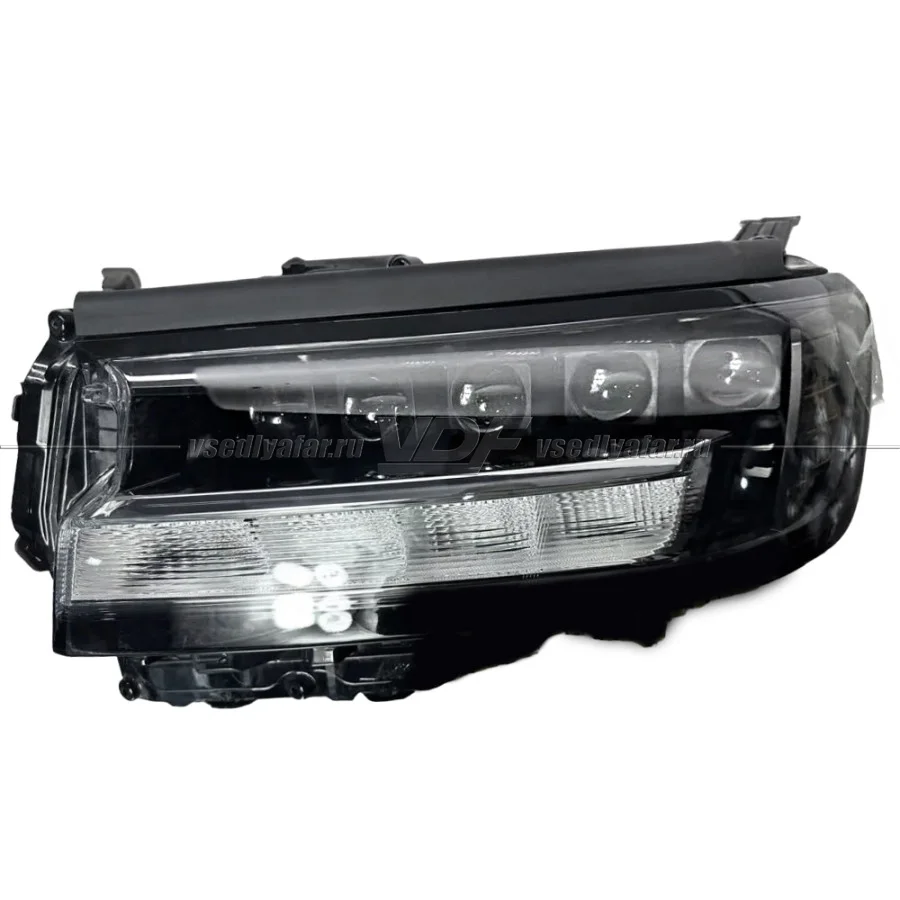 Рамки для установки линз в фары Toyota Land Cruiser 300 2021-2024 рефлекторный LED