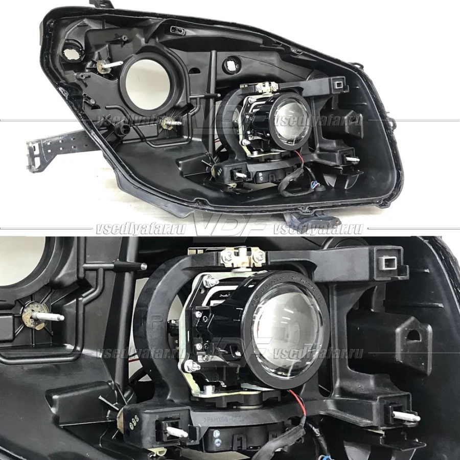 Рамки для замены линз в фарах Toyota Land Cruiser Prado 150 2009-2013 с AFS