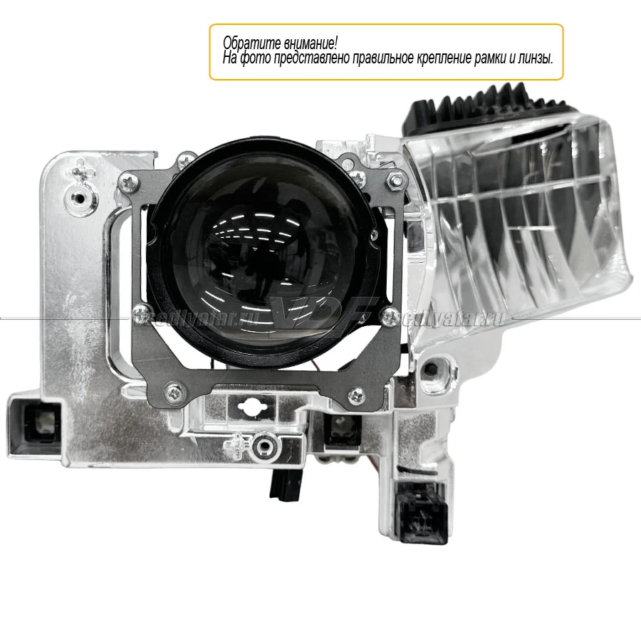 Рамки для замены линз в фарах Toyota Land Cruiser Prado 150 2017-2022 LED