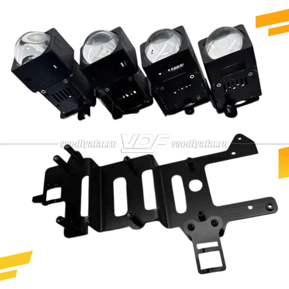 Рамки для установки линз в фары Toyota LC Prado 250 2023-2025 LED Рефлектор