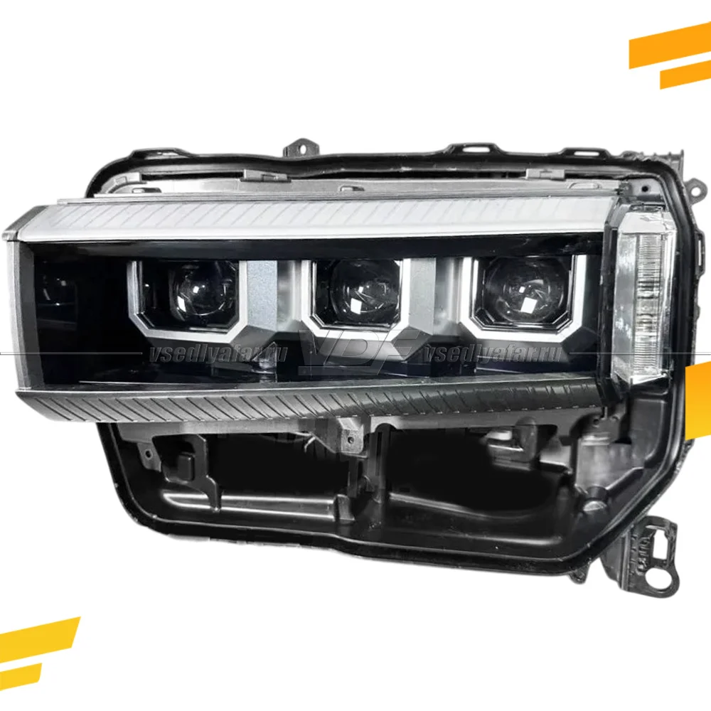 Рамки для замены линз в фарах Toyota LC Prado 250 2023-2025 LED