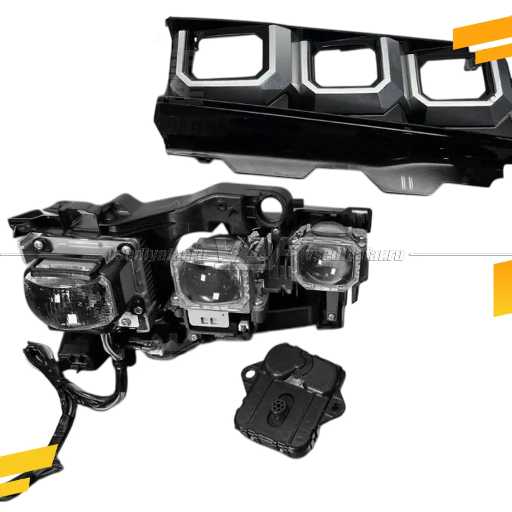Рамки для замены линз в фарах Toyota LC Prado 250 2023-2025 LED