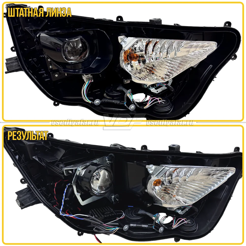Рамки для замены линз в фарах Toyota RAV4 2018-2022 LED
