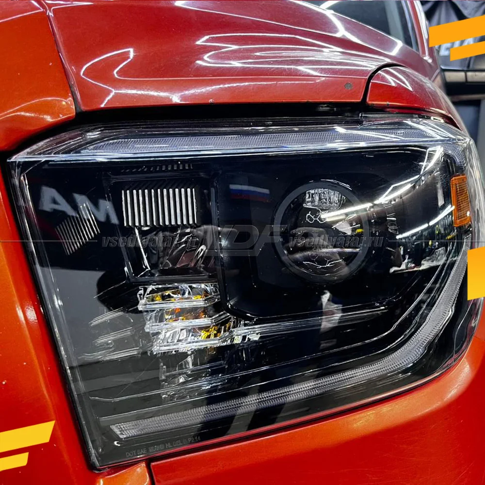 Рамки для установки линз в фары Toyota Tundra 2013-2022 LED Рефлектор