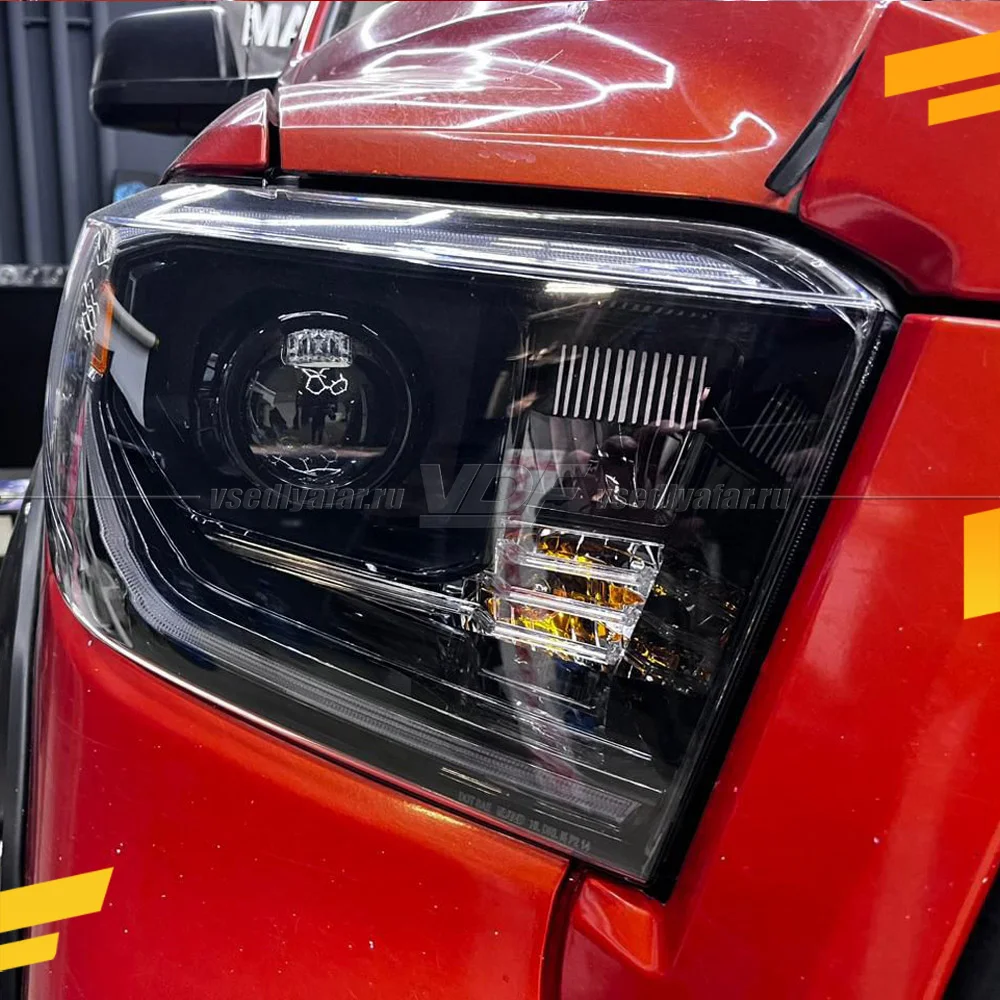 Рамки для установки линз в фары Toyota Tundra 2013-2022 LED Рефлектор