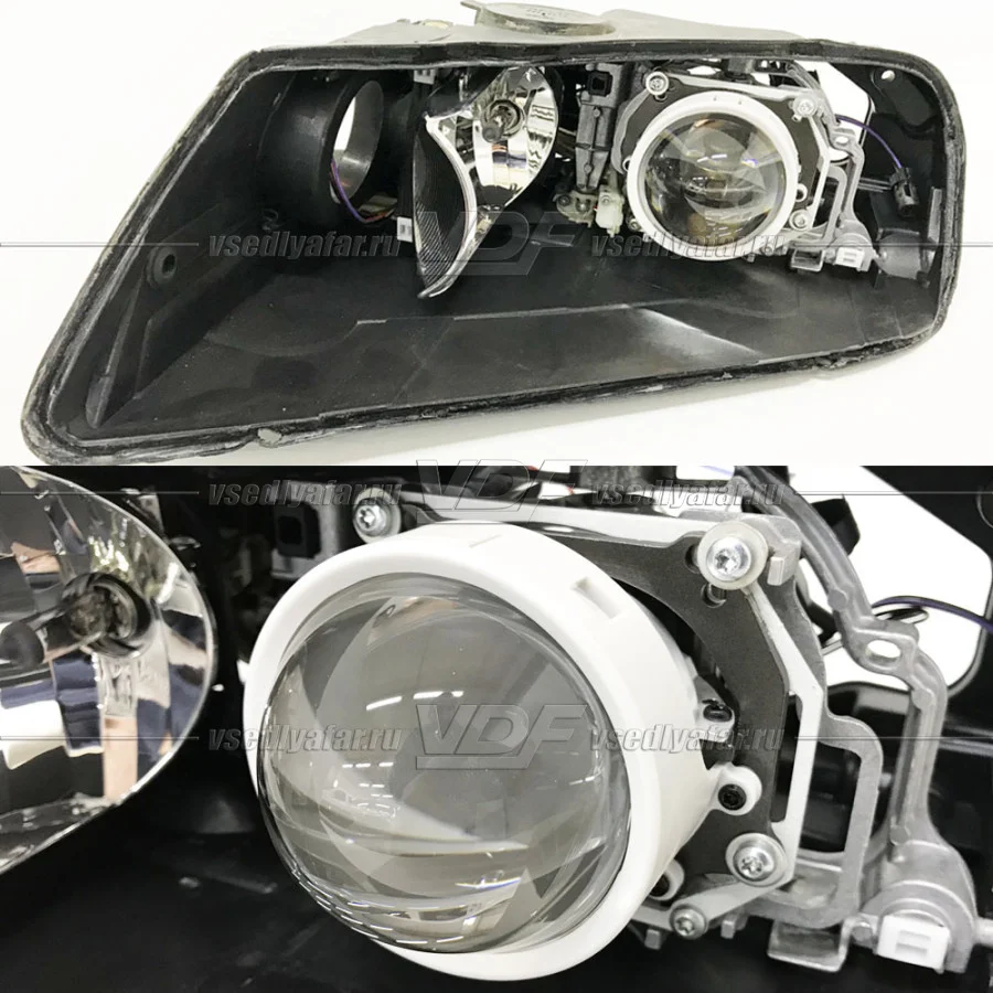 Рамки для замены линз в фарах Volkswagen Touareg 2002-2006 с AFS