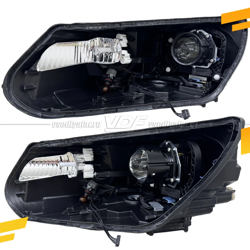 Рамки для замены линз в фарах Volkswagen Tiguan 2011-2017 с AFS Металл