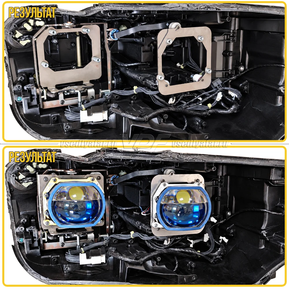 Рамки для замены линз в фарах BMW X7 G07 2018-2022 LED