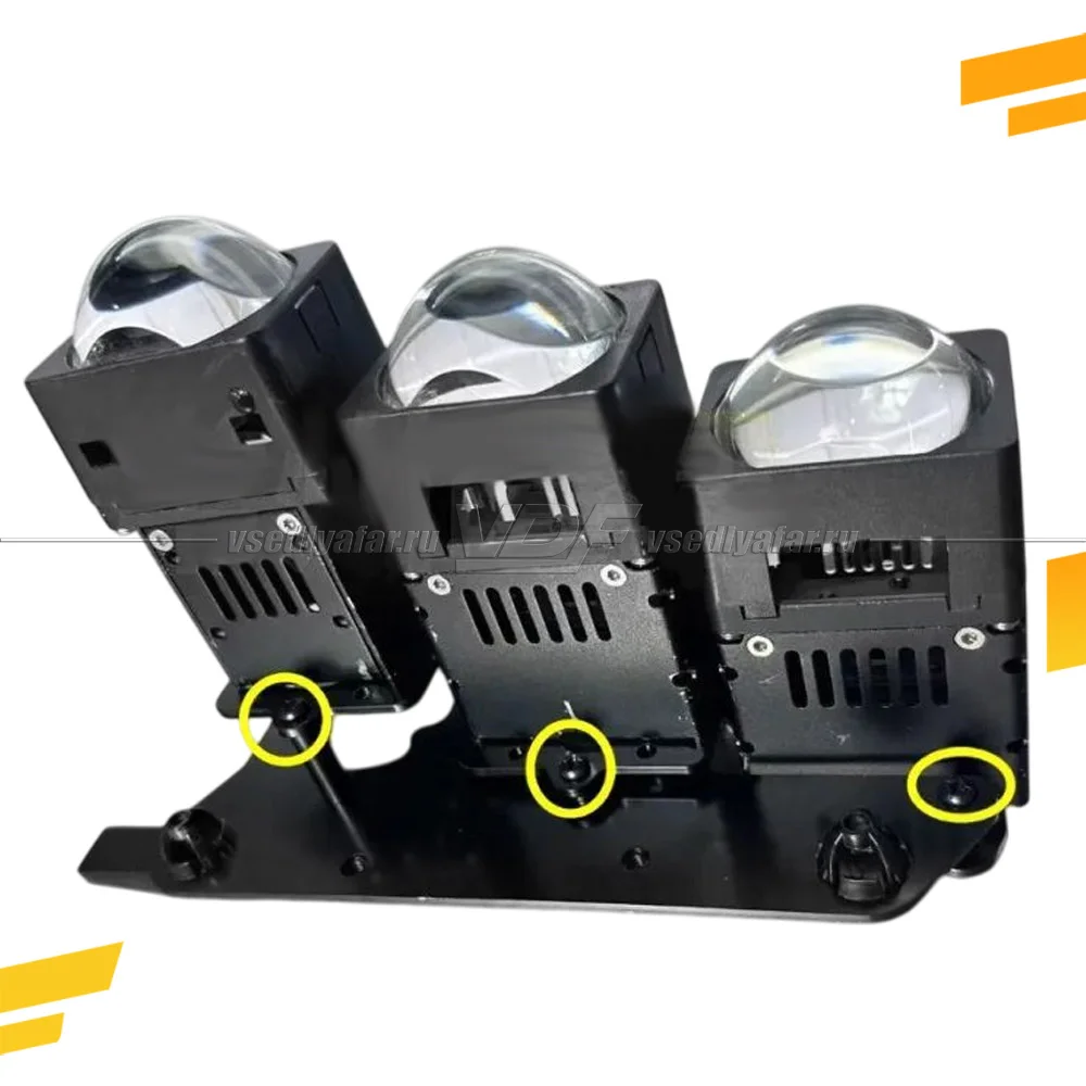 Рамки для замены линз в фарах Zeekr 009 2022-.... LED