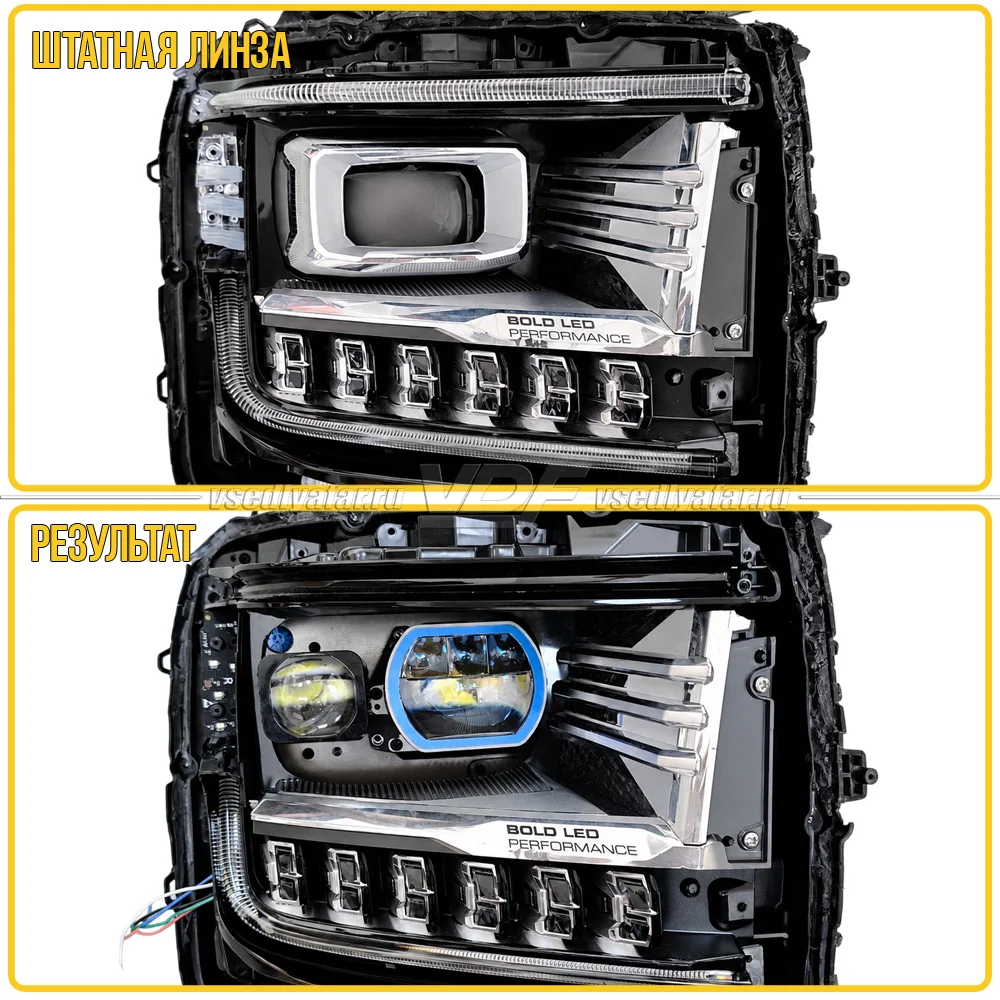 Рамки для замены линз в фарах Haval H5 2023-2026 3.0 + Matrix